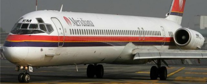 aereo della meridiana che perde la ruota